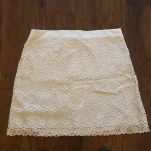 Cream skirt